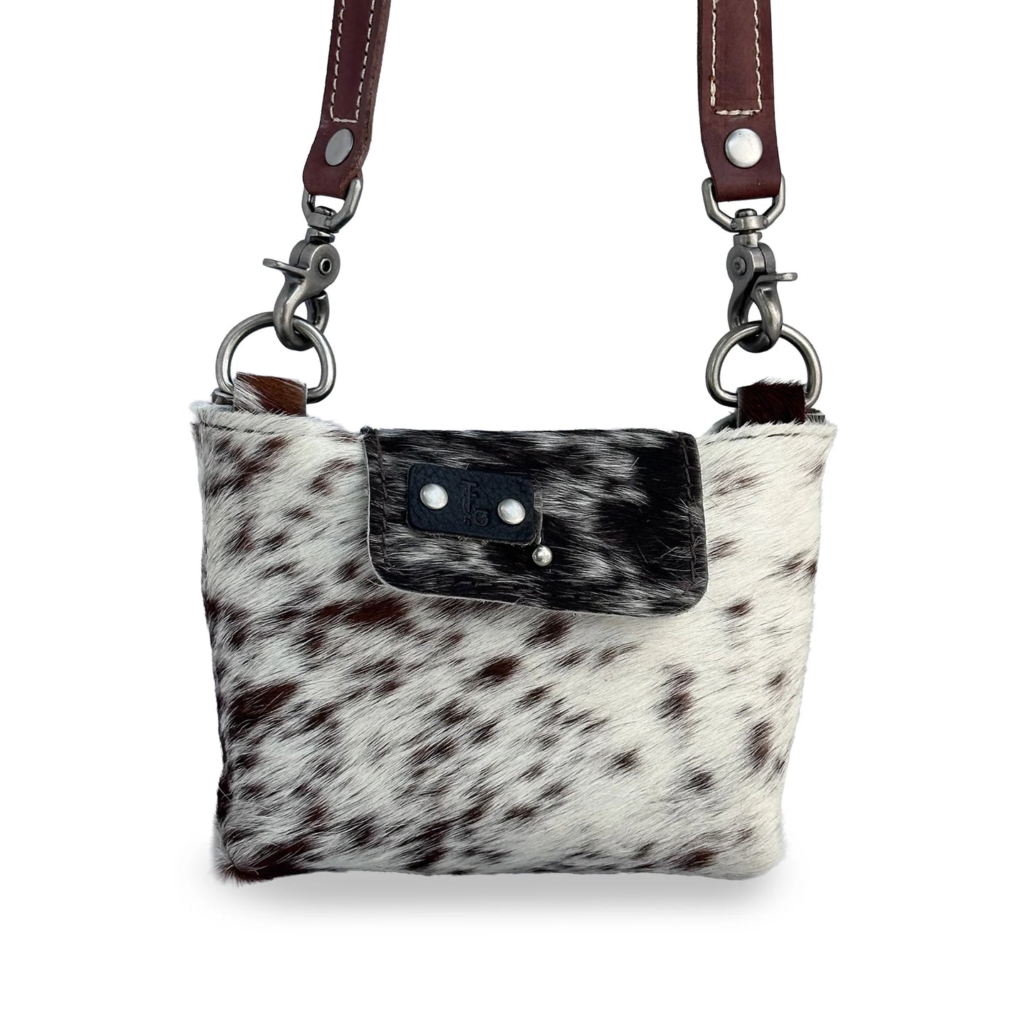 Natural Fur Leather Shoulder Bag